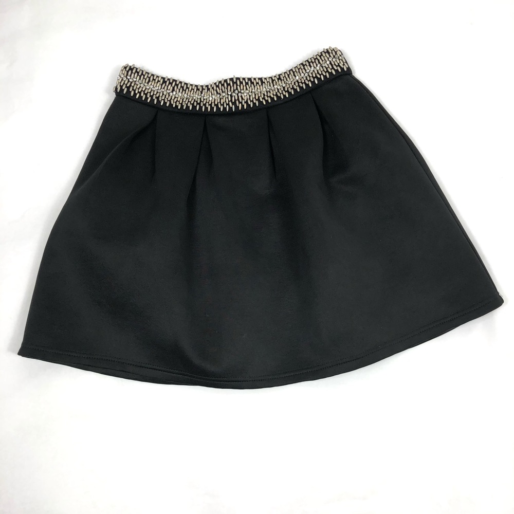Blue Rain Women’s Black Pleated Bell Skirt